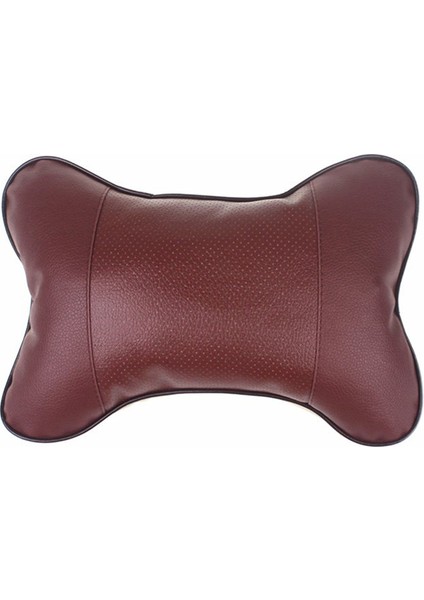Kumral Tarzı 1 Adet Yapay Deri Araba Boyun Yastıkları Rahat Evrensel Tekli Başlık Uyumlu Çoğu Arabaya Dolgu Fiber Araba Aksesuarları (Yurt Dışından)