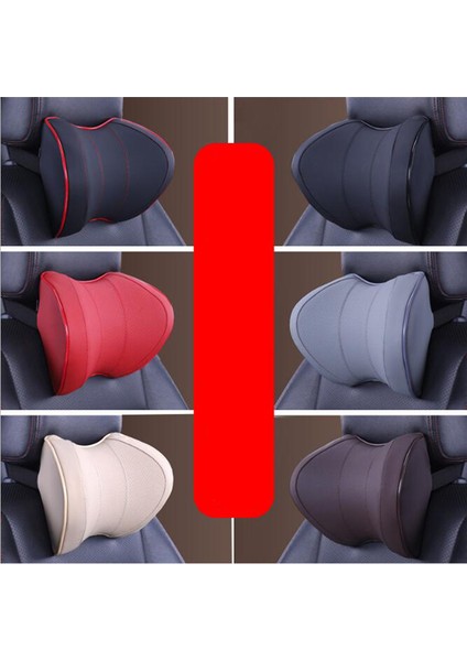 Kumaş Siyah Boyun Stili Araç Koltuğu Başlık Boyun Yastığı Otomatik Hafıza Köpük Pamuk Minder Kumaş Kılıf Yumuşak Baş Desteği Seyahat Ofis Desteği Için (Yurt Dışından) fırsatları