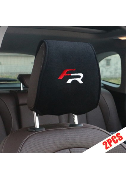 Fr Stili Seat Fr Araba Başlık Koruyucu Için Nakışlı Logo Koltuk Başlık Kılıfı - Süper Araba Amblemleri Başlık Kılıfı (Yurt Dışından)
