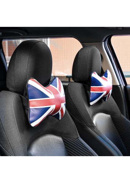 Siyah ve Kırmızı 1 Pc Stili Bmw Mını Cooper Için 1 Adet Araba Yastık Boyun Başlık Pu Deri Evrensel Başlık Minderi Ped Araba Stil Aksesuarları Pamuk (Yurt Dışından) modelleri