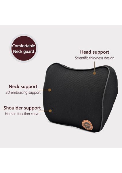 Gri Stil Araç Bel Desteği ve Boyun Yastığı Seti - Hafızalı Köpük Yastık (Yurt Dışından) modelleri