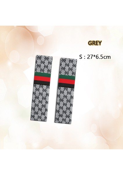 Gri S Stili 1 Çift Lüks Keten Malzeme Araba Başlığı Yastık Unisex Nefes Alabilir Oto Boyun Desteği Başlık Yastık 4 Mevsim Evrensel (Yurt Dışından)