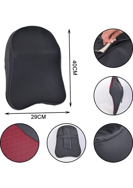 Kahve Tarzı Araba Boyun Yastığı Ayarlanabilir Baş Desteği 3D Bellek Köpük Otomatik Başlık Seyahat Yastığı Boyun Destek Tutucu Koltuk Kılıfları Araba Stil (Yurt Dışından) modelleri
