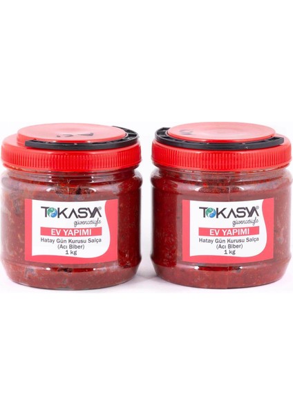 Ev Yapımı Hatay Gün Kurusu Salça Acı Biber 2x1 kg