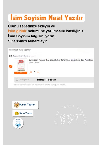 Okul Kalem Defter Etiketi Uzay Temalı Özel Isim Yazılabilen Etiket - 186 Adet - E004