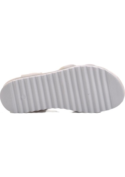 24-409-F Beyaz Simli Kız Çocuk Sandalet