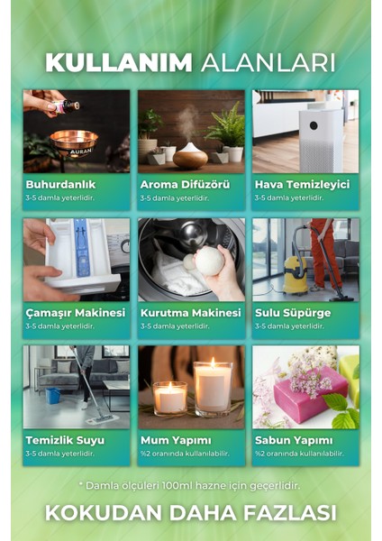 Yaz Seti Esansiyel Uçucu Yağ Buhurdanlık Yağı Hava Nemlendirici Aroma Difüzörü Kokusu Esans 6x fırsatları