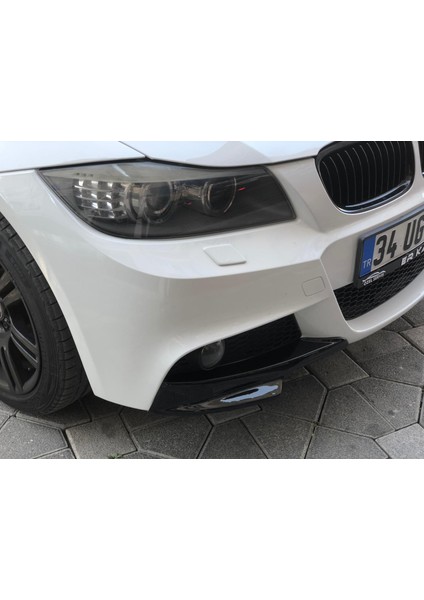 Nam Tuning Bmw E90 Tampon Ön Flap Seti 2008 2011 M Technic St P. Black