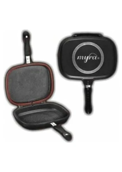 Myra Grill Pan 32 cm Çift Taraflı Tava