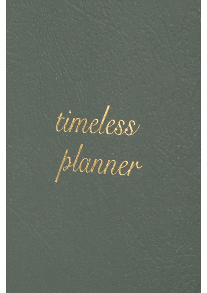 Timeless Planner Defter New Year Green