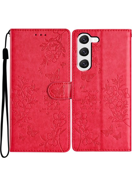 Samsung Galaxy S23 Plus Deri Cüzdan Telefon Kılıfı (Yurt Dışından)
