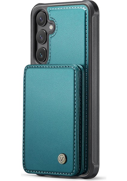 Samsung Galaxy S24 Plus Kickstand Pu+Tpu Manyetik Telefon Kılıfı (Yurt Dışından)
