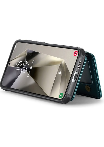 Samsung Galaxy S24 Plus Kickstand Pu+Tpu Manyetik Telefon Kılıfı (Yurt Dışından)