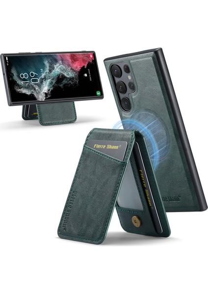 Samsung Galaxy S22 Ultra 5g Deri+Tpu Telefon Kılıfı (Yurt Dışından)