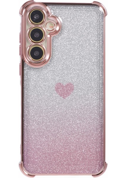 Samsung Galaxy A25 5g (161.0 x 76.5 x 8.3 Mm) Düşmeyi Önleyici Tpu Parıltılı Kapak (Yurt Dışından)
