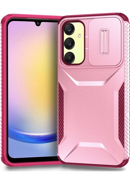 Samsung Galaxy A25 5g (161.0 x 76.5 x 8.3 Mm) Tpu + Pc Askeri Sınıf Darbeye Dayanıklı Kapak (Yurt Dışından)