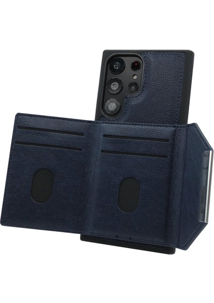 Samsung Galaxy S22 Ultra 5g Kickstand Pu+Tpu Telefon Kılıfı (Yurt Dışından) modelleri