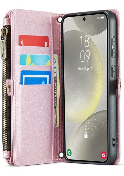 Samsung Galaxy S24 Plus Deri Crossbody Cüzdan Telefon Kılıfı (Yurt Dışından) indirimleri