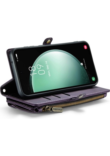 Samsung Galaxy S23 Fe Telefon Omuz Çantası Cüzdan Deri Kapak (Yurt Dışından)