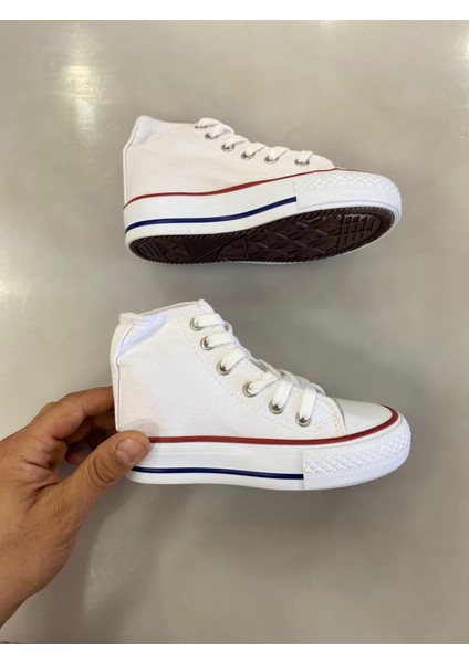 Beyaz Uzun Keten Sneaker Cnv Spor Ayakkabı Günlük Snekaer modelleri