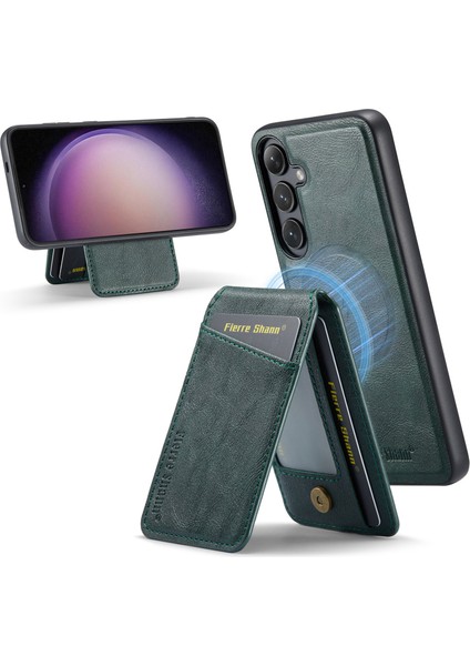 Samsung Galaxy S23 Fe Kart Çantası Pu+Tpu Telefon Kılıfı ve Kickstand (Yurt Dışından)