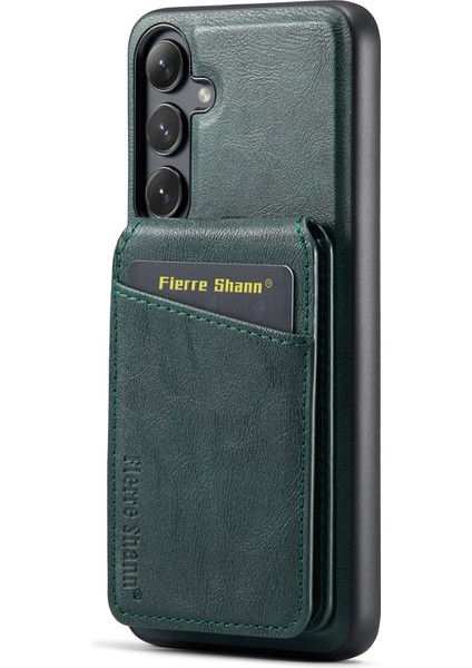 Samsung Galaxy S23 Fe Kart Çantası Pu+Tpu Telefon Kılıfı ve Kickstand (Yurt Dışından)