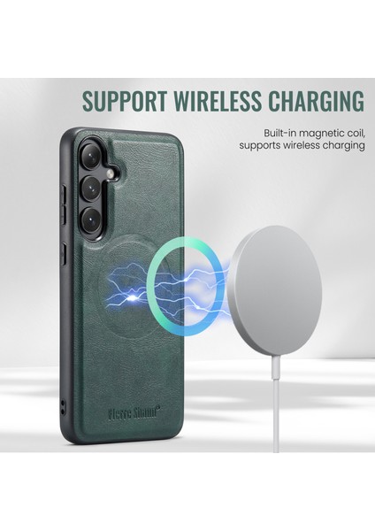 Samsung Galaxy S23 Fe Kart Çantası Pu+Tpu Telefon Kılıfı ve Kickstand (Yurt Dışından)