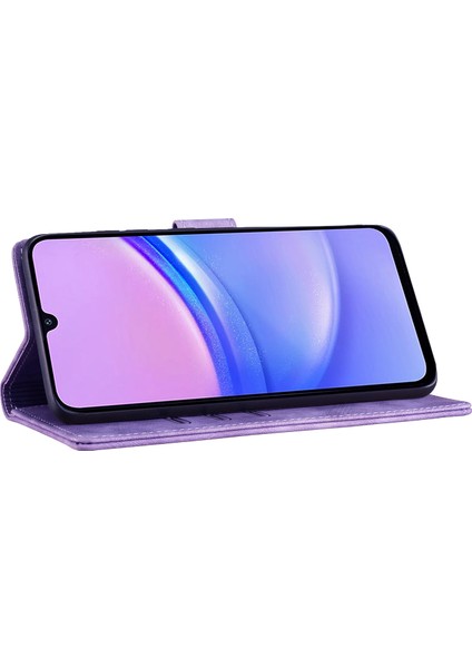 Samsung Galaxy A24 4g (162.1 x 77.6 x 8.3mm) Cüzdan Kart Yuvalı Deri Telefon Kapağı (Yurt Dışından)