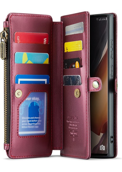 Samsung Galaxy NOTE20 Ultra / NOTE20 Ultra 5g Askılı Deri Telefon Kılıfı (Yurt Dışından)
