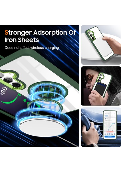 Samsung Galaxy S23 Fe Manyetik Halka Tutucu Kickstand Pc + Tpu Telefon Kapağı (Yurt Dışından) fırsatları