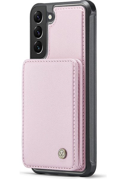 Samsung Galaxy S22 Plus 5g Tpu+Deri Telefon Kılıfı ve Manyetik Kart Çantası (Yurt Dışından)