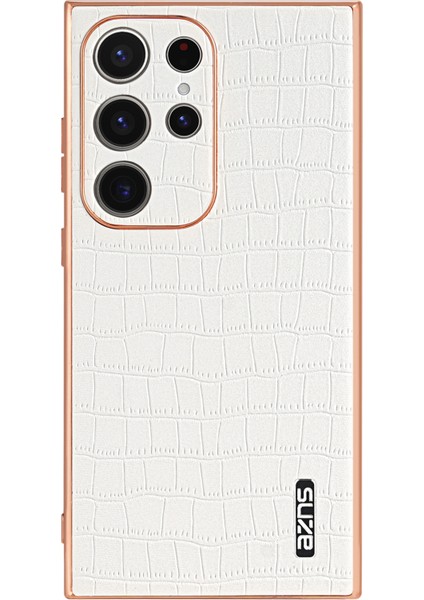 Samsung Galaxy S22 Ultra 5g Elektroliz Deri+Tpu Telefon Kılıfı (Yurt Dışından) fırsatları