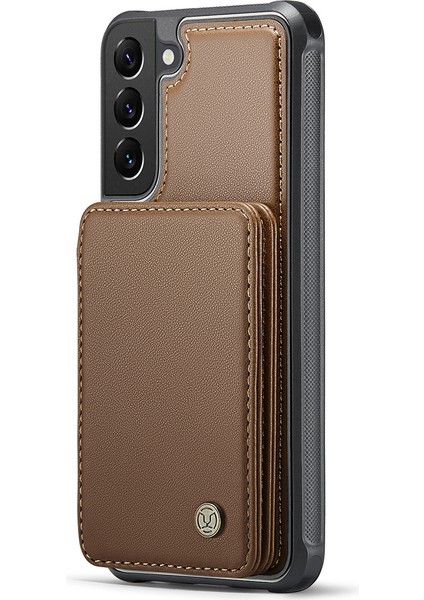 Samsung Galaxy S22 5g Tpu+Pu Telefon Kılıfı ve Manyetik Kart Tutucu (Yurt Dışından) fiyatları