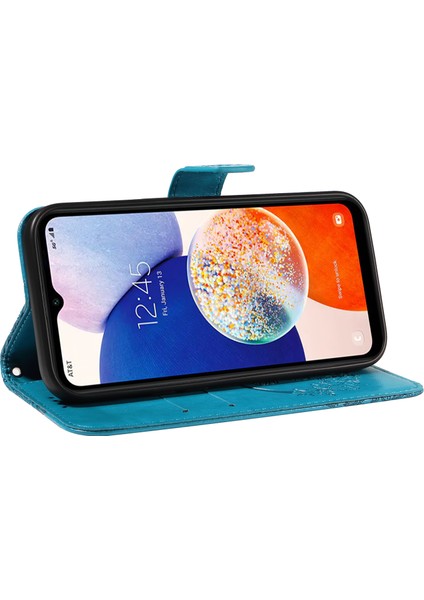 Samsung Galaxy A15 4g / 5g Cüzdanlı Pu Deri Kapaklı Telefon Kılıfı (Yurt Dışından)