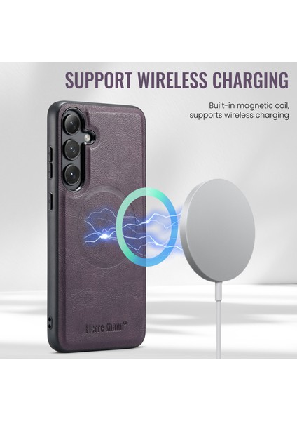 Samsung Galaxy S24 Plus Kickstand Kart Tutucu Pu+Tpu Telefon Kapağı (Yurt Dışından) indirimleri