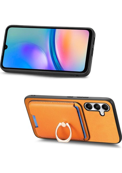Samsung Galaxy A05S 4g Manyetik Kickstand Deri+Tpu Telefon Kılıfı (Yurt Dışından) fırsatları