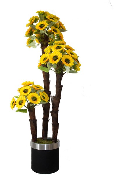 Güleç Yapay Çiçek Yapay Ayçiçeği AĞACI(SUNFLOWER)170 cm 49  Dal