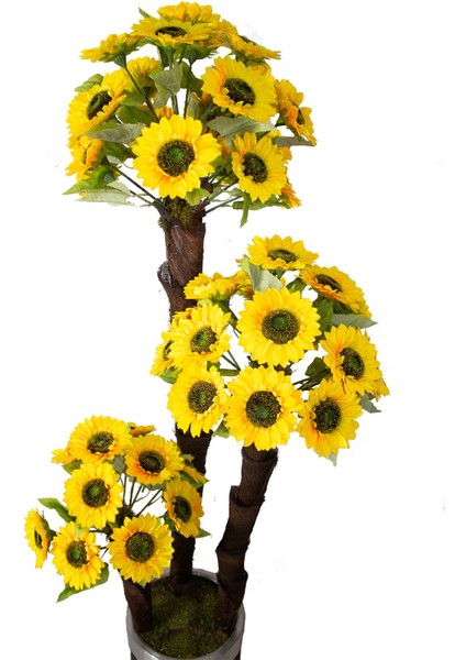 Güleç Yapay Çiçek Yapay Ayçiçeği AĞACI(SUNFLOWER)170 cm 49  Dal