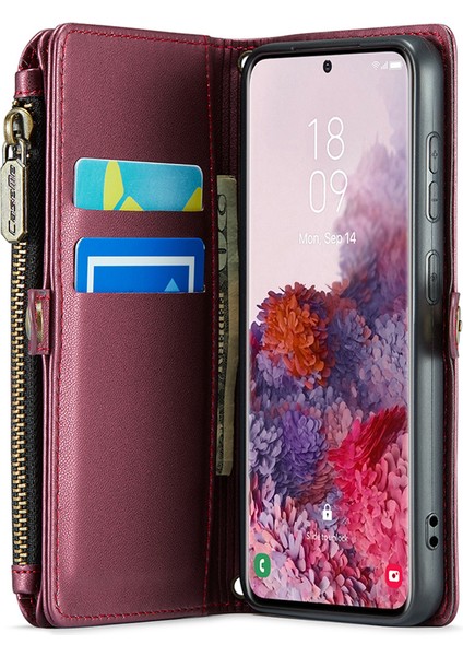 Samsung Galaxy S20 4g / S20 5g Cüzdan Pu Deri Telefon Kılıfı (Yurt Dışından)