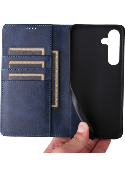 Samsung Galaxy S24 Plus Pu Deri Çevirmeli Telefon Kapağı (Yurt Dışından)