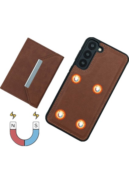 Samsung Galaxy S22 5g Deri+Tpu Telefon Kılıfı Kart Çantalı Kickstand (Yurt Dışından) fiyatları