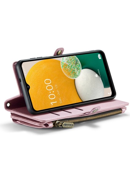 Samsung Galaxy A13 5g Fermuarlı Cepli Deri Stand Kapağı (Yurt Dışından)