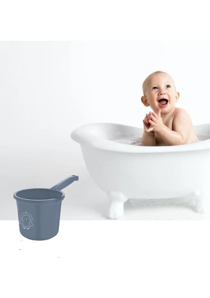 Bebek Banyo Maşrapası, Uzun Saplı Oluklu Çok Amaçlı Maşrapa 1,5 Litre indirimleri