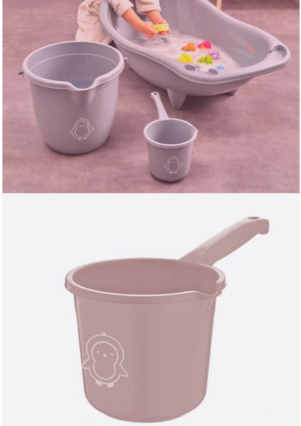 Bebek Banyo Maşrapası, Uzun Saplı Oluklu Çok Amaçlı Maşrapa 1,5 Litre