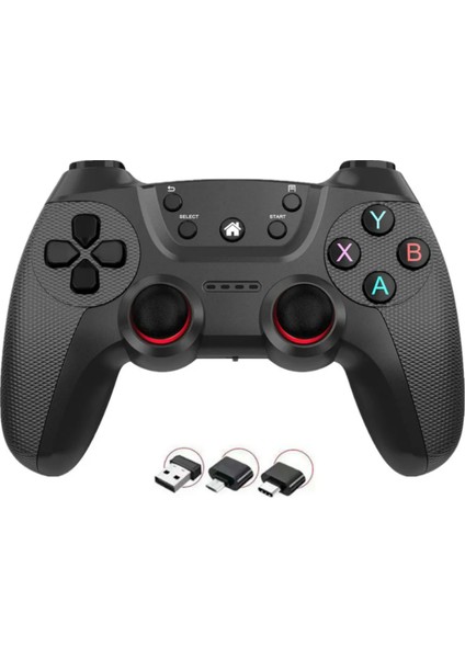 Pc Gamepad Için 2.4g Tekli Kol Kablosuz Oyun Kolu Ps3 Için