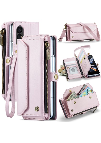 Samsung Galaxy Z Fold4 5g / W23 Pu Deri Telefon Çanta Çanta (Yurt Dışından)
