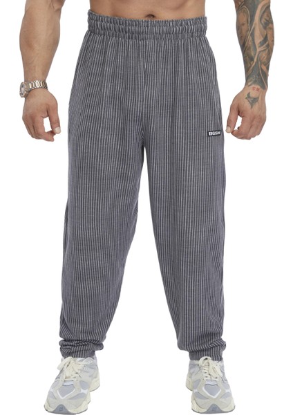 Loose Fit Çizgili Eşofman Altı Fitness Pantolon Bgsm PNT1399 modelleri