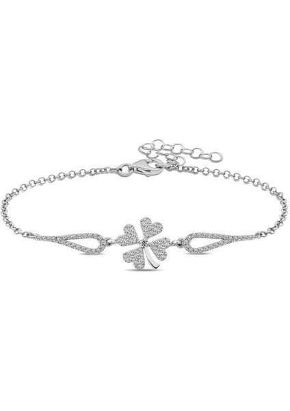 Gümüş Yonca Bileklik