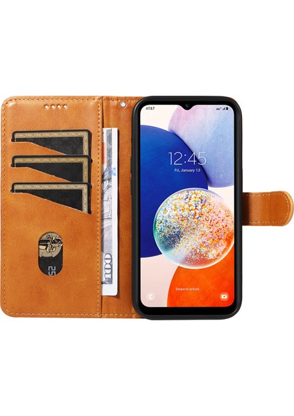Samsung Galaxy A15 4g / 5g Pu Deri Kılıf (Yurt Dışından)