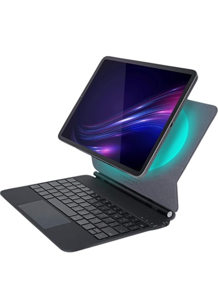 iPad Pro 11 4. Nesil Uyumlu Magic Style Manyetik Yapışmalı Klavyeli Kılıf